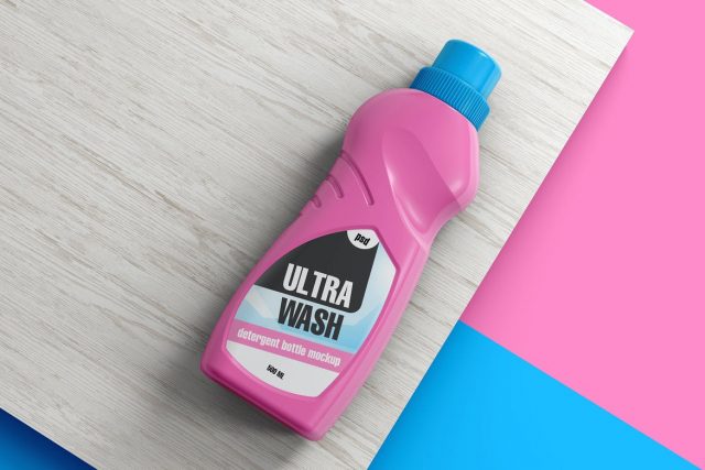 Download Detergent Bottle Mockup Free Download