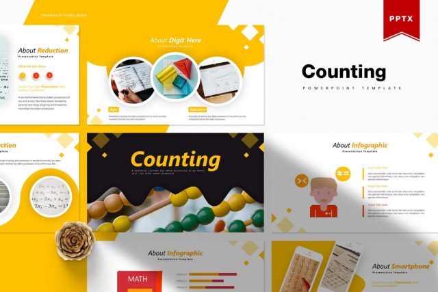 Counting Powerpoint Template - Free Download