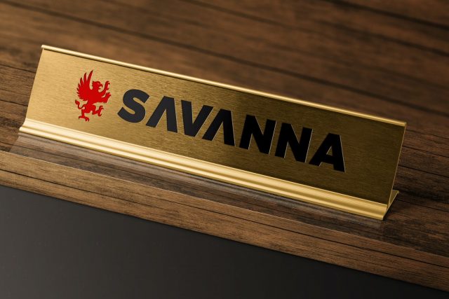 Metal Etching Name Plate Logo Mockup - Free Download