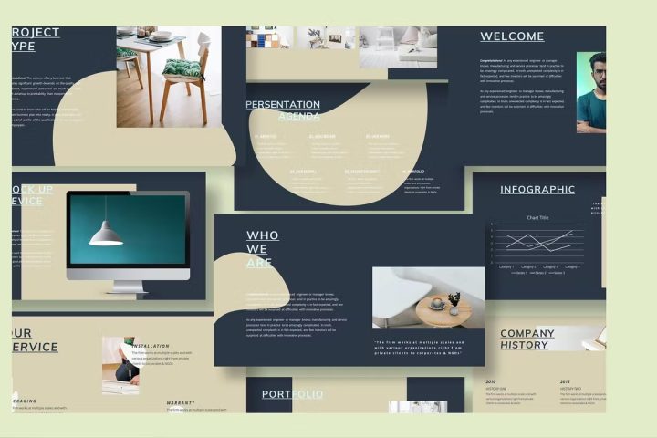 Furniture Powerpoint Template - Free Download