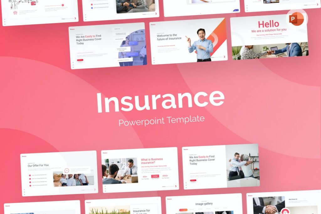 Insurance Professional PowerPoint Template - Free Download